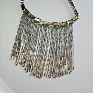 Laila Rowe Gold & Silver Tone Dangly Statement Necklace